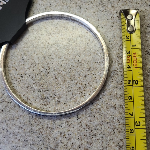 Bracelet blue Rhinestones on silver tone - Picture 7 of 9